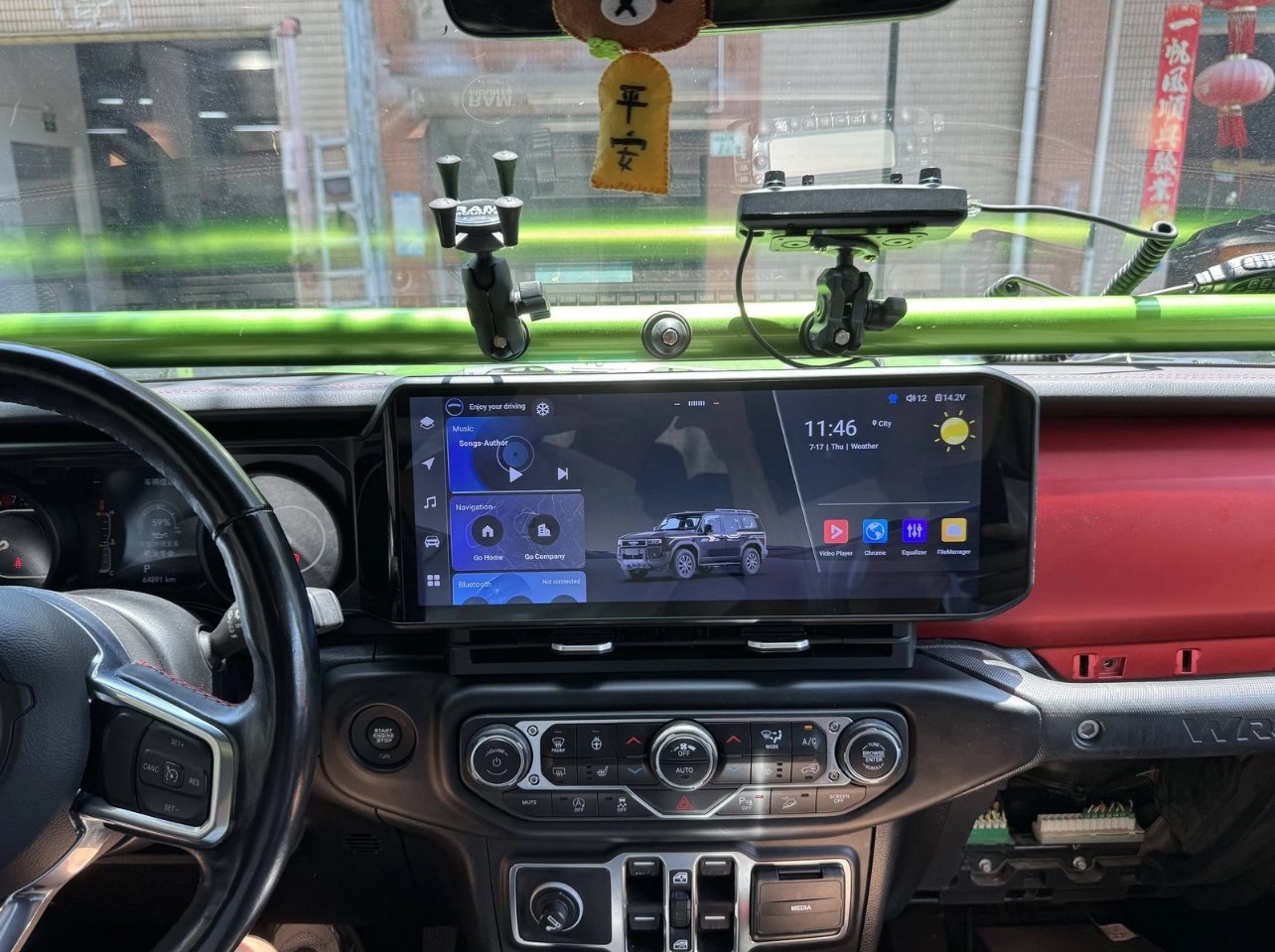 Large-Screen Android Multimedia Stereo – Jeep Wrangler JL / Gladiator JT - Image 2