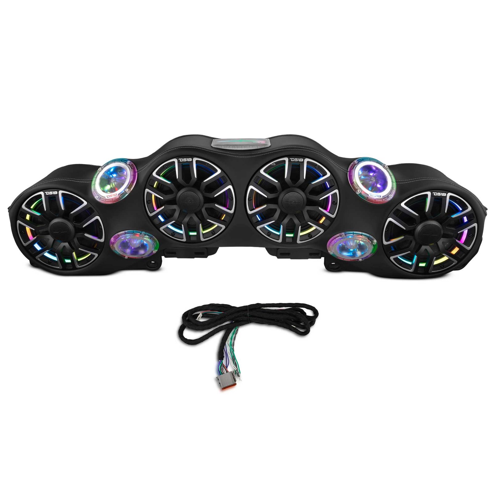 DS18 Loaded Jeep JL/JLU/JT Sound Bar – 4x 8” Speakers, 4x PRO-TW4LD Tweeters & LED Lighting - Image 4