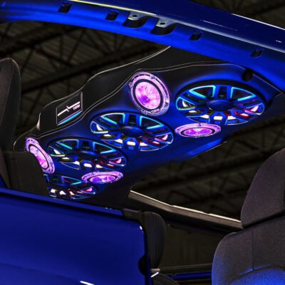 DS18 Loaded Jeep JL/JLU/JT Sound Bar – 4x 8” Speakers, 4x PRO-TW4LD Tweeters & LED Lighting