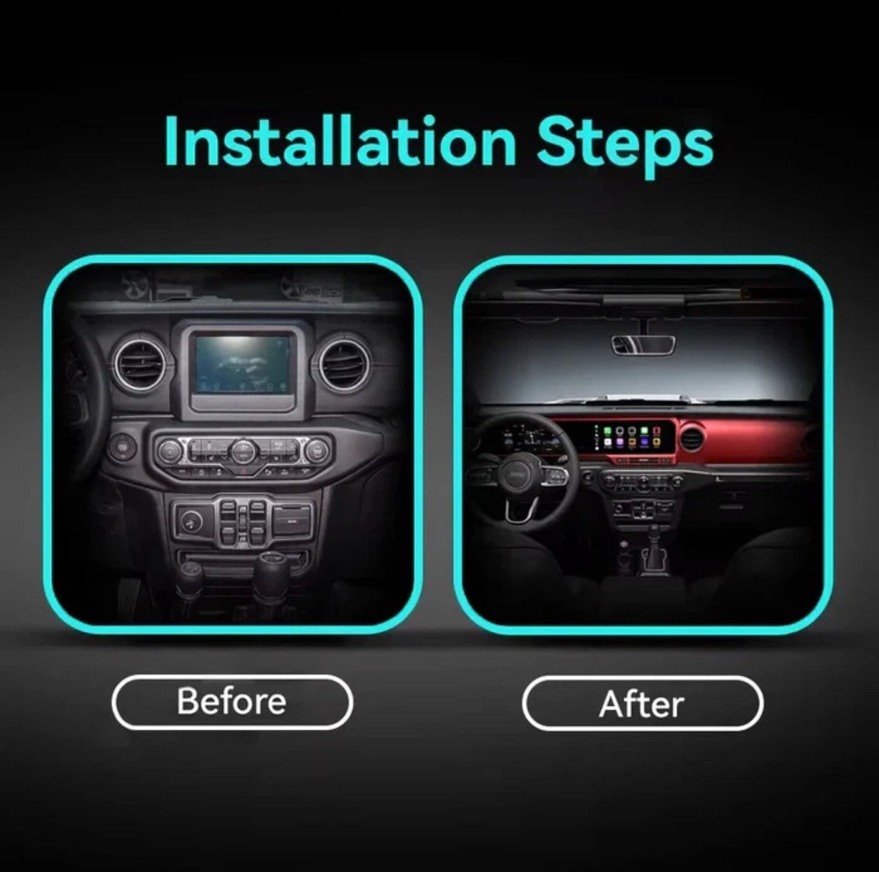 Jeep Wrangler JL / Gladiator Dual-Screen Radio Upgrade - Image 4