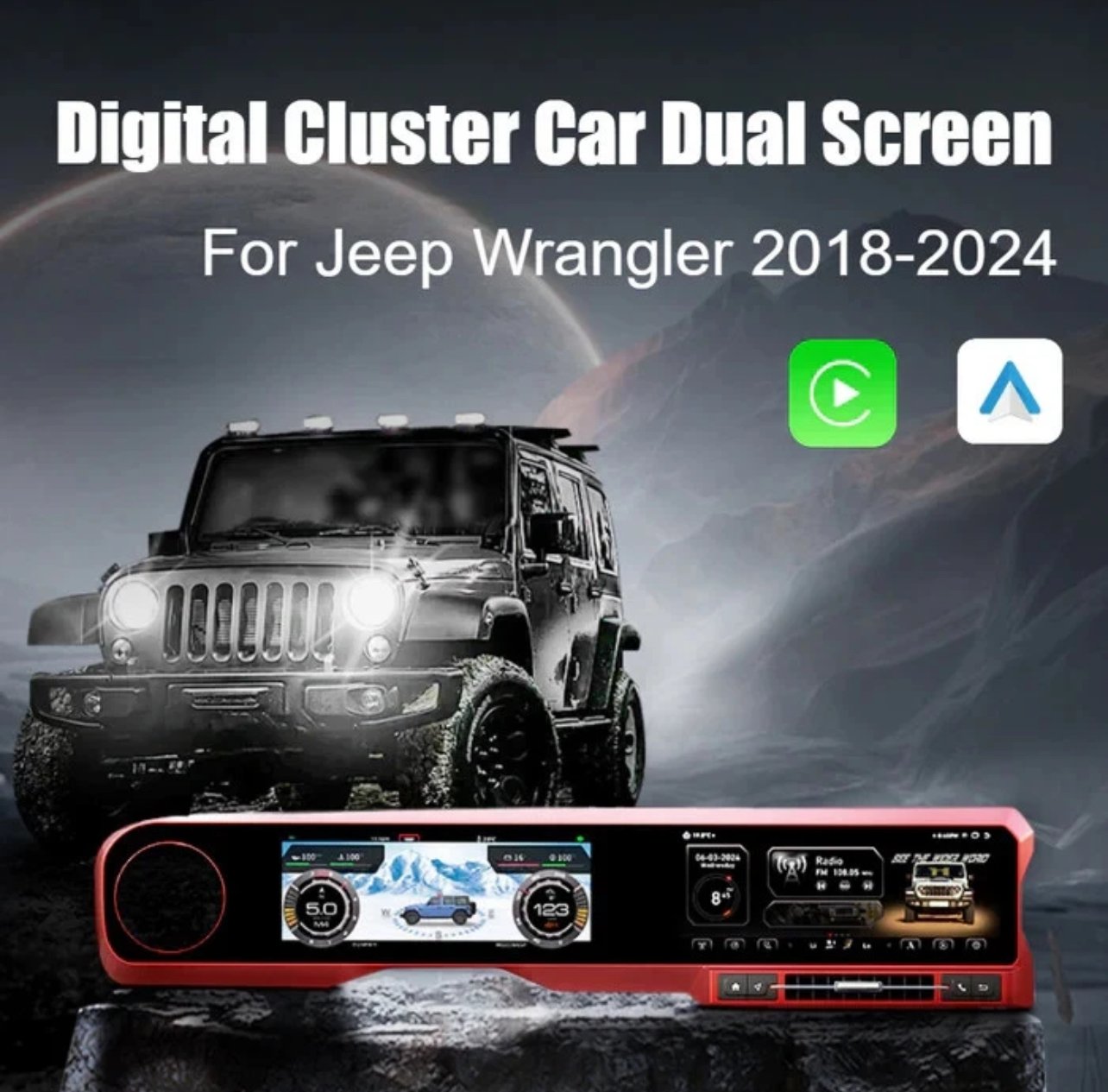 Jeep Wrangler JL / Gladiator Dual-Screen Radio Upgrade - Image 7