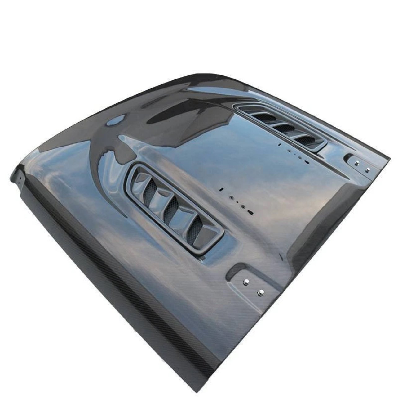 Carbon Fiber Rubicon-Style Hood for Jeep Gladiator JT