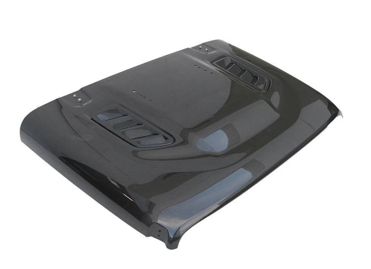 Carbon Fiber Rubicon-Style Hood for Jeep Gladiator JT - Image 3