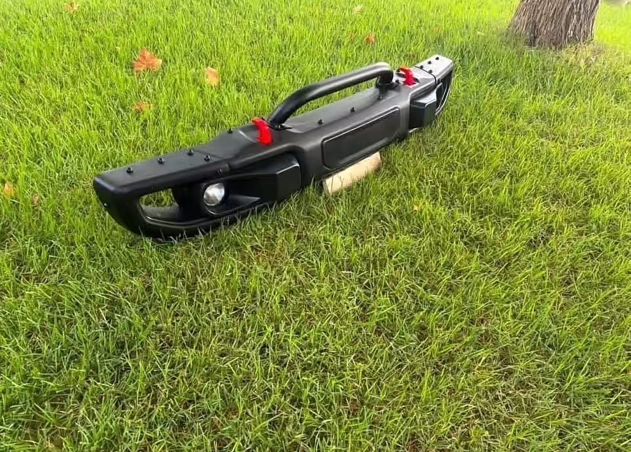 Jeep Wrangler Rubicon Factory 3-Piece Steel Bumper